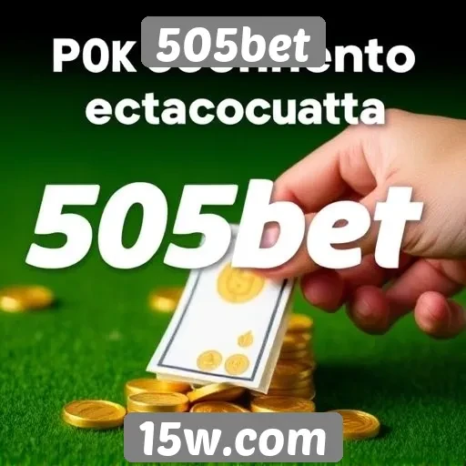 Métodos de pagamento aceitos no 505bet